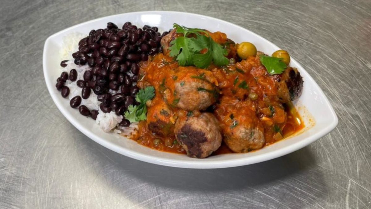 Turkey Albondigas in Sofrito Sauce