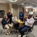 Attendees of the Volunteer Appreciation event clapping
