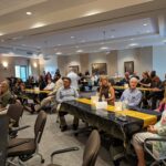 Attendees seated during the Volunteer Appreciation event