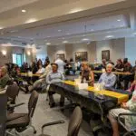 Attendees seated during the Volunteer Appreciation event