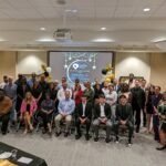 Attendees of the Volunteer Appreciation Event take a group photo